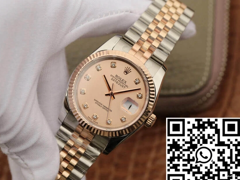 Dial GM Factory Pink 36MM Diamond-set 116231 Rolex Datejust 0413